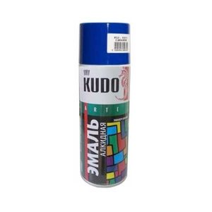Эмаль-аэрозоль Kudo KU-1011 универсальная синяя 520 мл