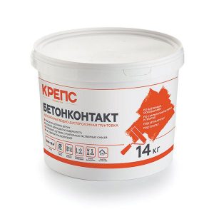 Грунт бетоноконтакт Крепс 14 кг