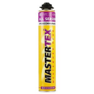 Пена монтажная профессиональная MasterTex PRO 750 мл всесезонная