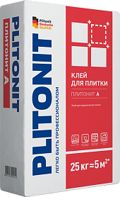 Плиточный клей Плитонит А 25 кг