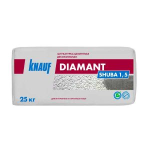 Декоративная штукатурка КНАУФ-Диамант шуба 1.5 25 кг